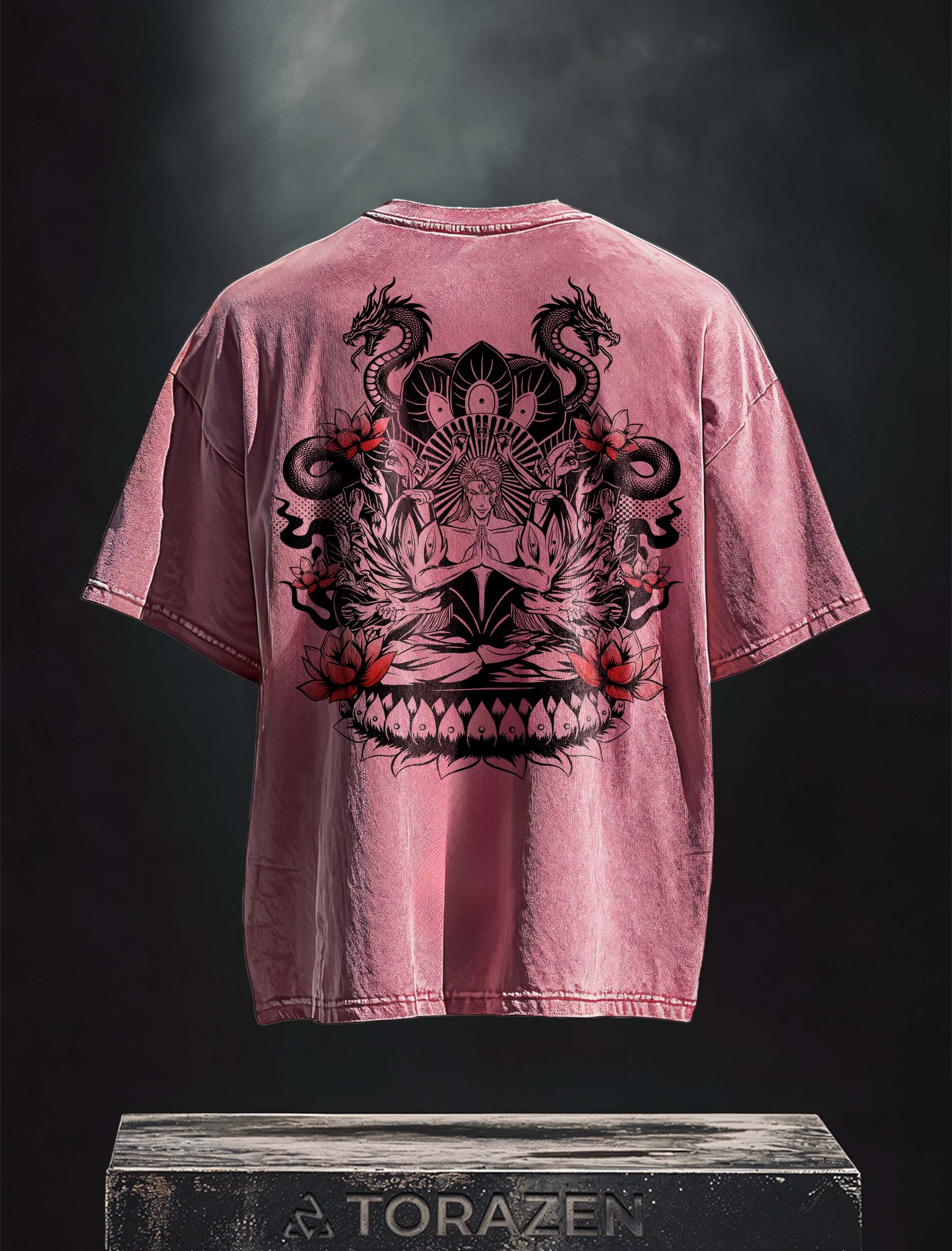 Aizen Serpent's Bloom Vintage Tee