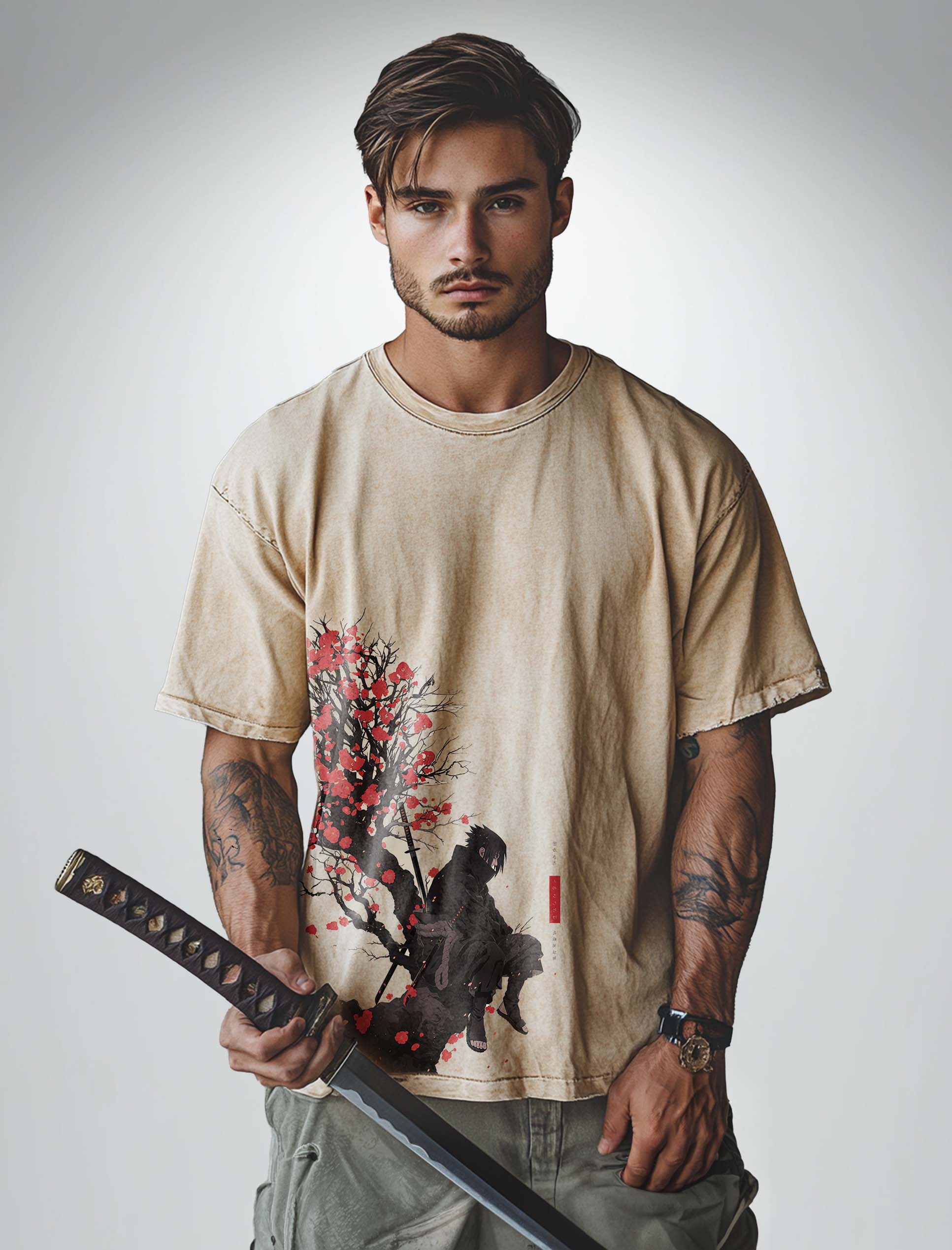 Sasuke Reflective Nature Vintage Tee
