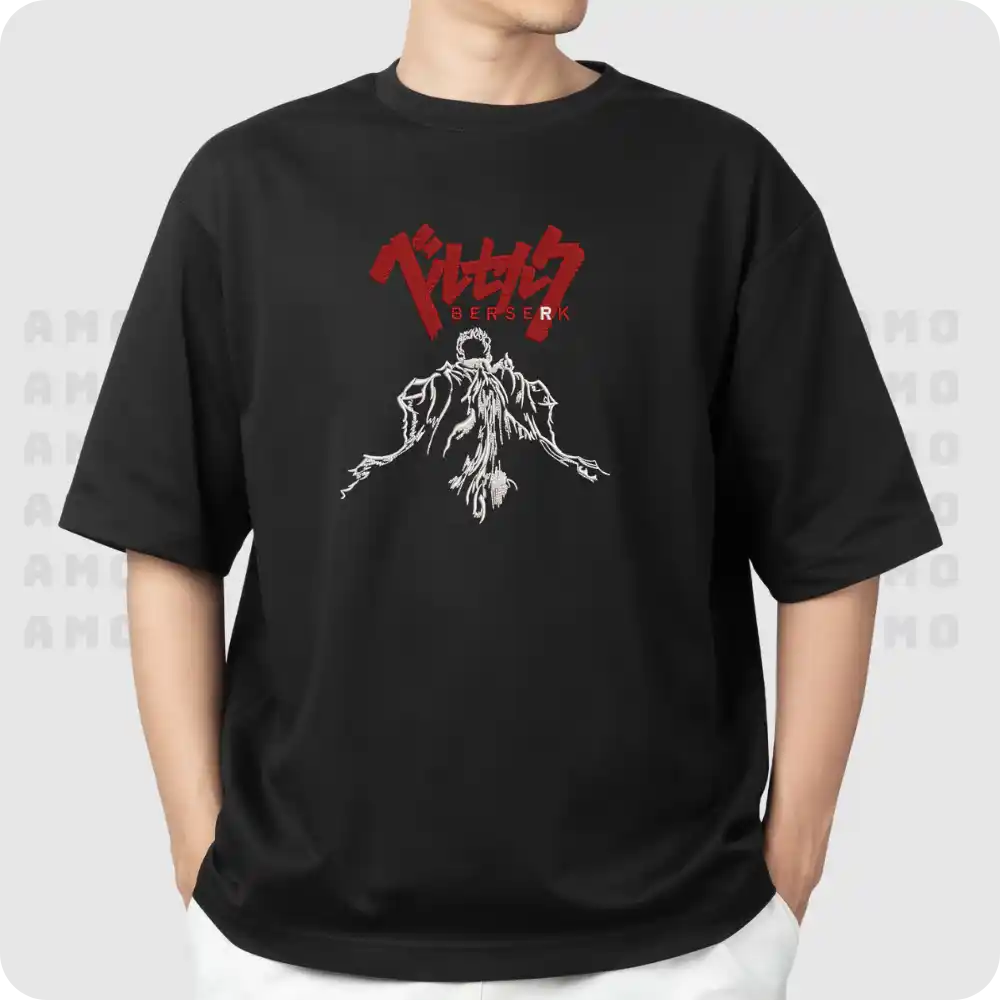 Guts Berserk embroidered T-shirt