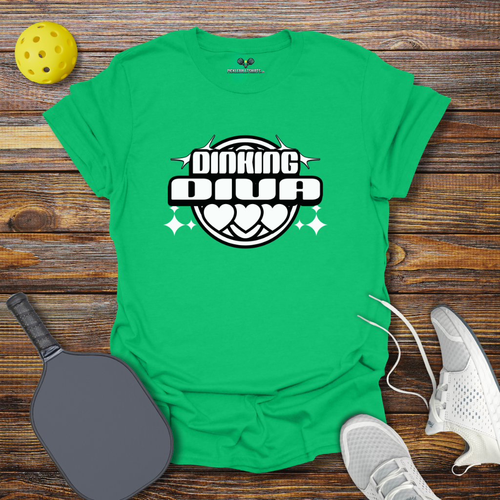 Funny Pickleball Shirt –  Dinking Diva Pickleball T-Shirt