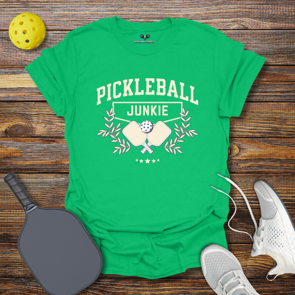 Funny Pickleball Shirt –  Pickleball Junkie T-Shirt