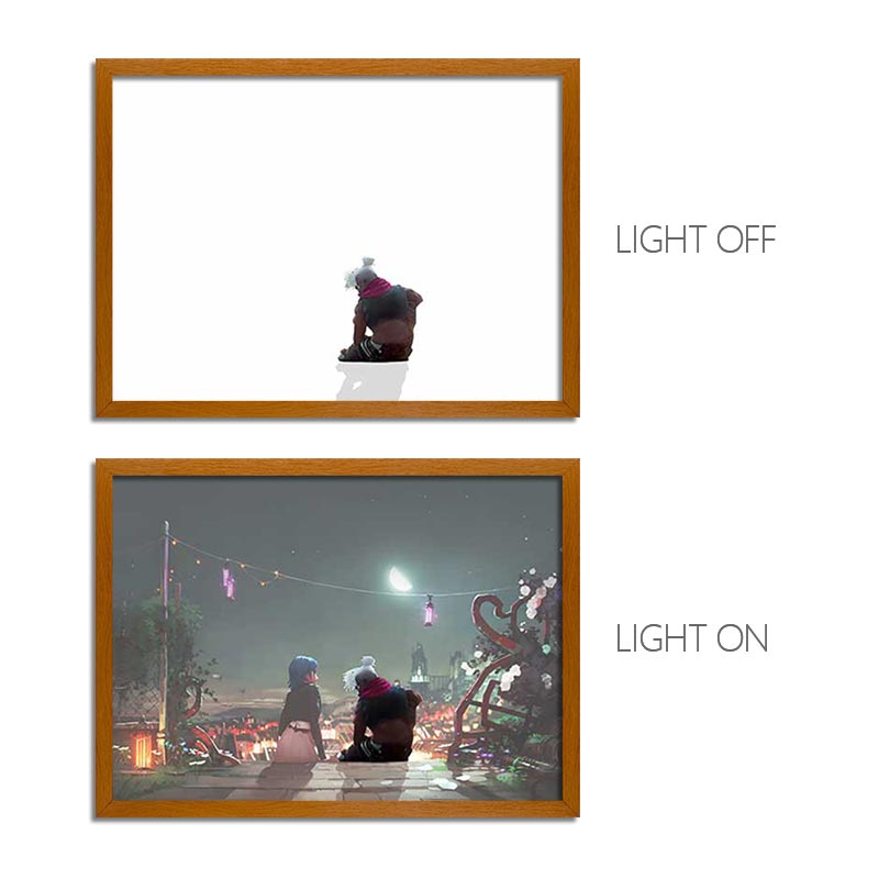 Arcane Anime Light Box – LED Light Painting Photo Frame Wall Art