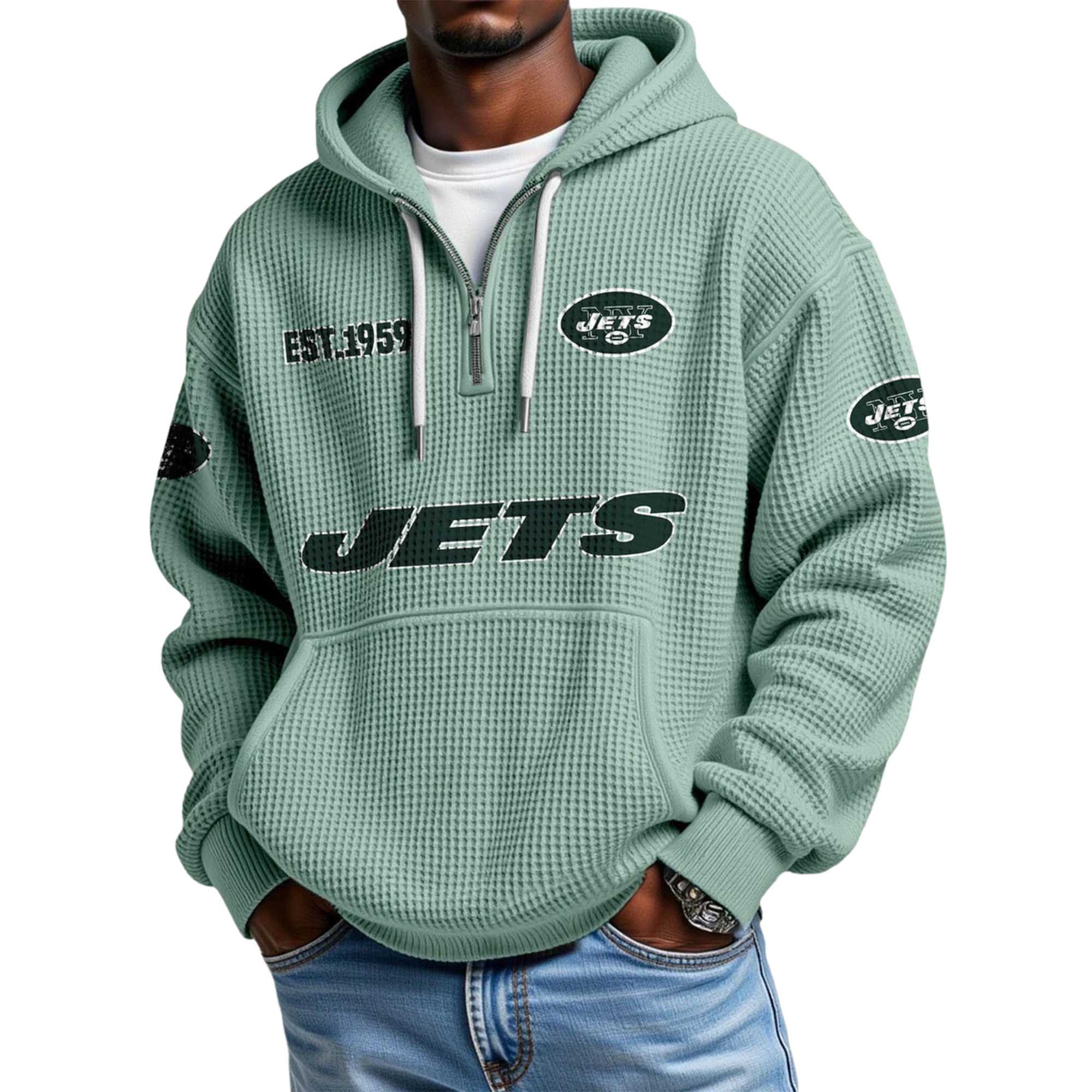 Jets EST 1959 Quarter Zip Hoodie