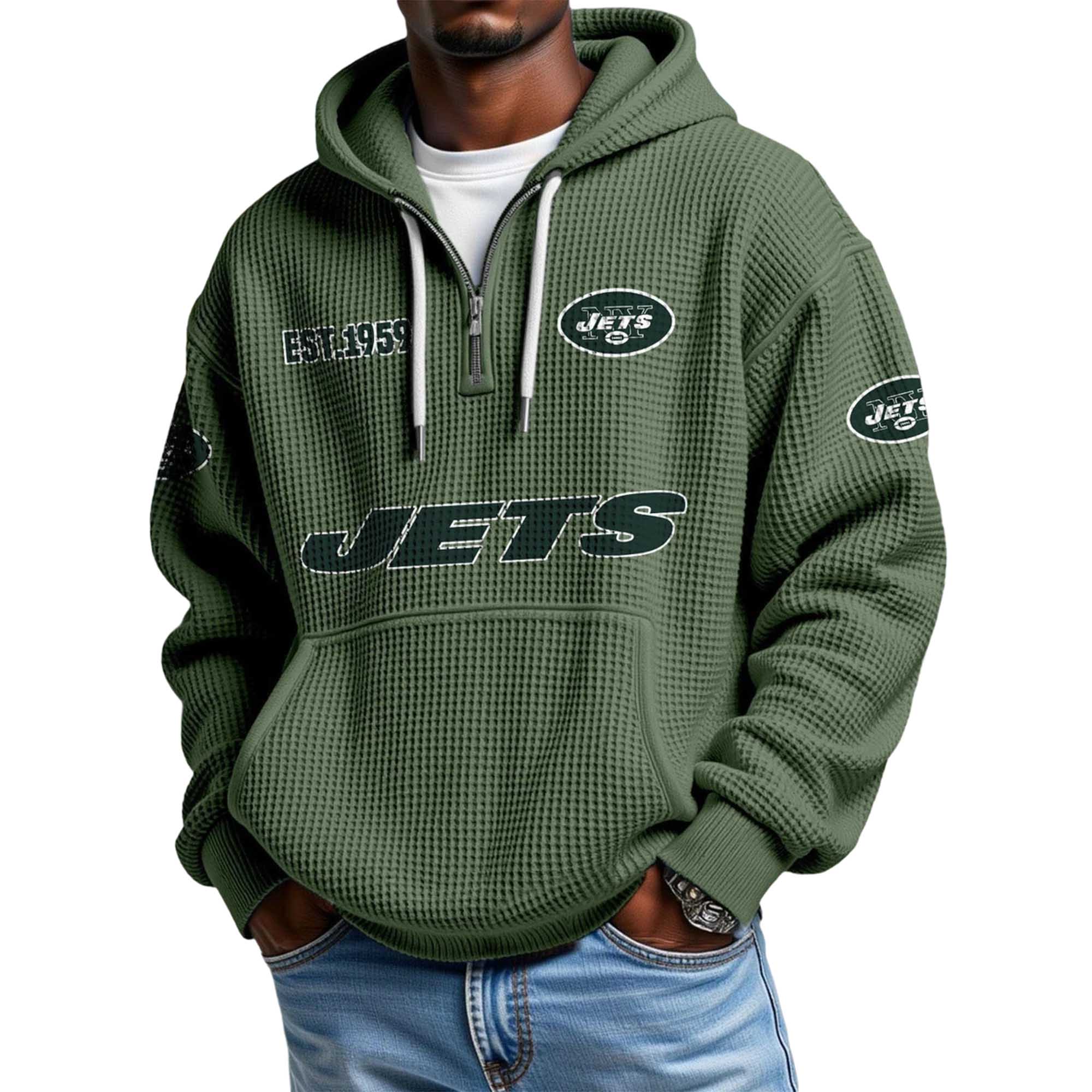 Jets EST 1959 Quarter Zip Hoodie