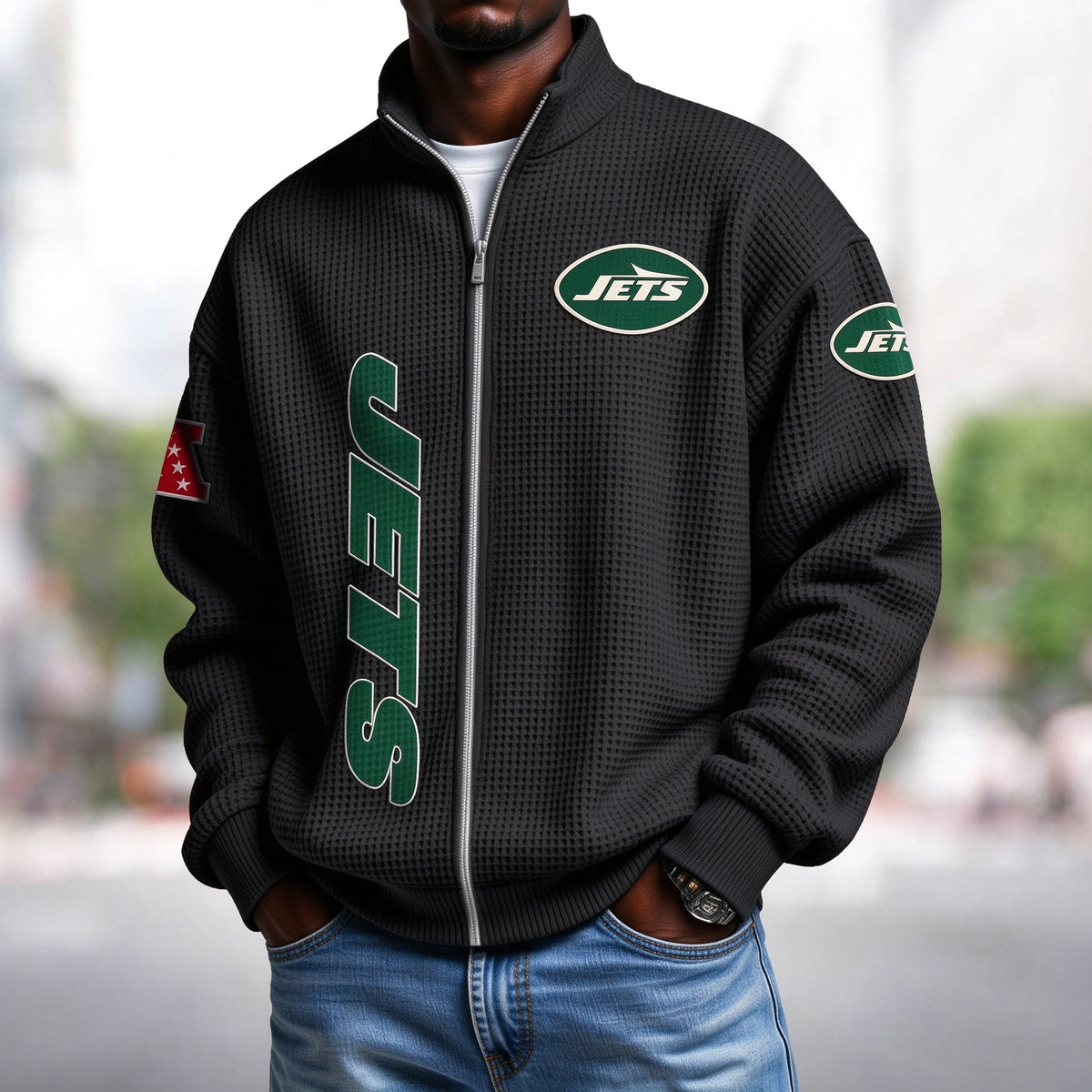 Waffle Jacket - Jets