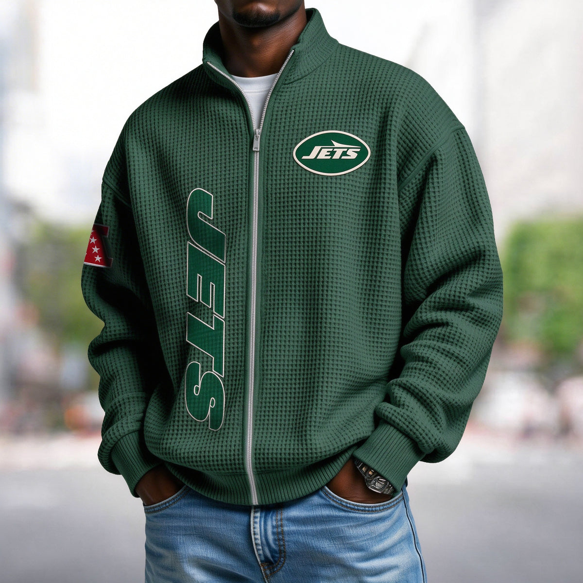 Waffle Jacket - Jets