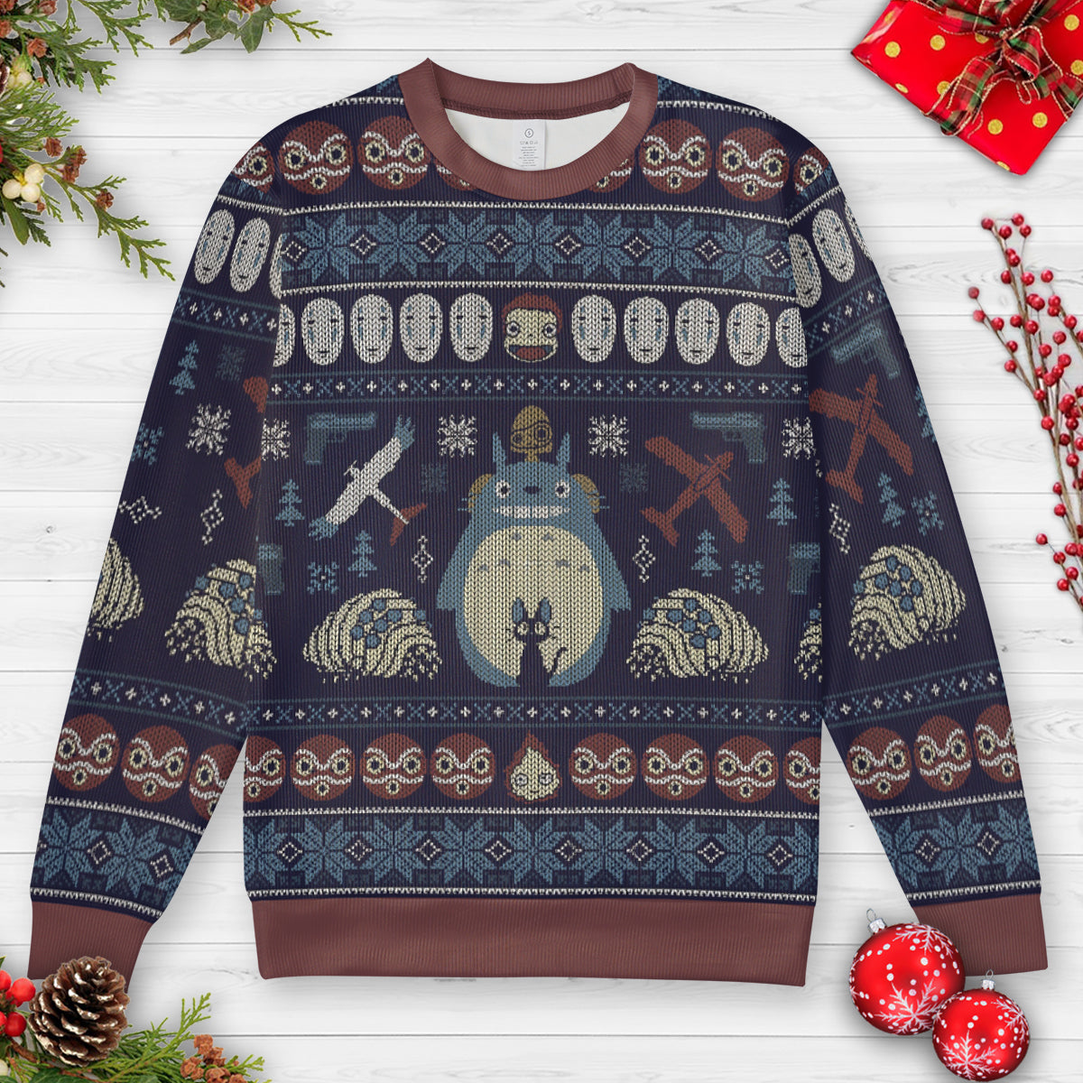 A Very Anime Christmas Ugly Christmas Sweatshirt
