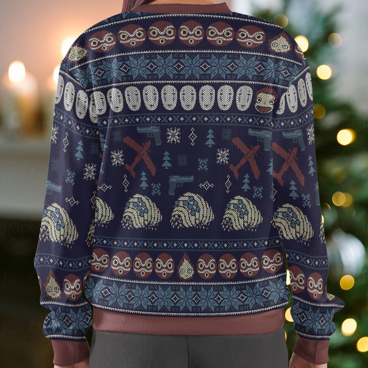 A Very Anime Christmas Ugly Christmas Sweatshirt