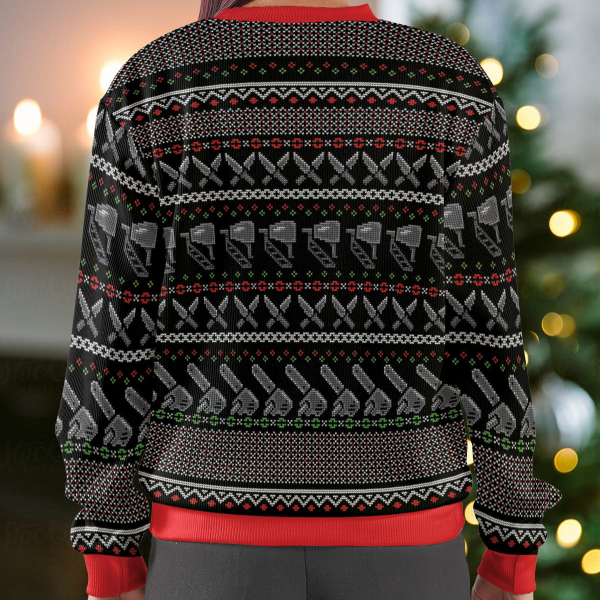 American Santa Ugly Christmas Sweatshirt