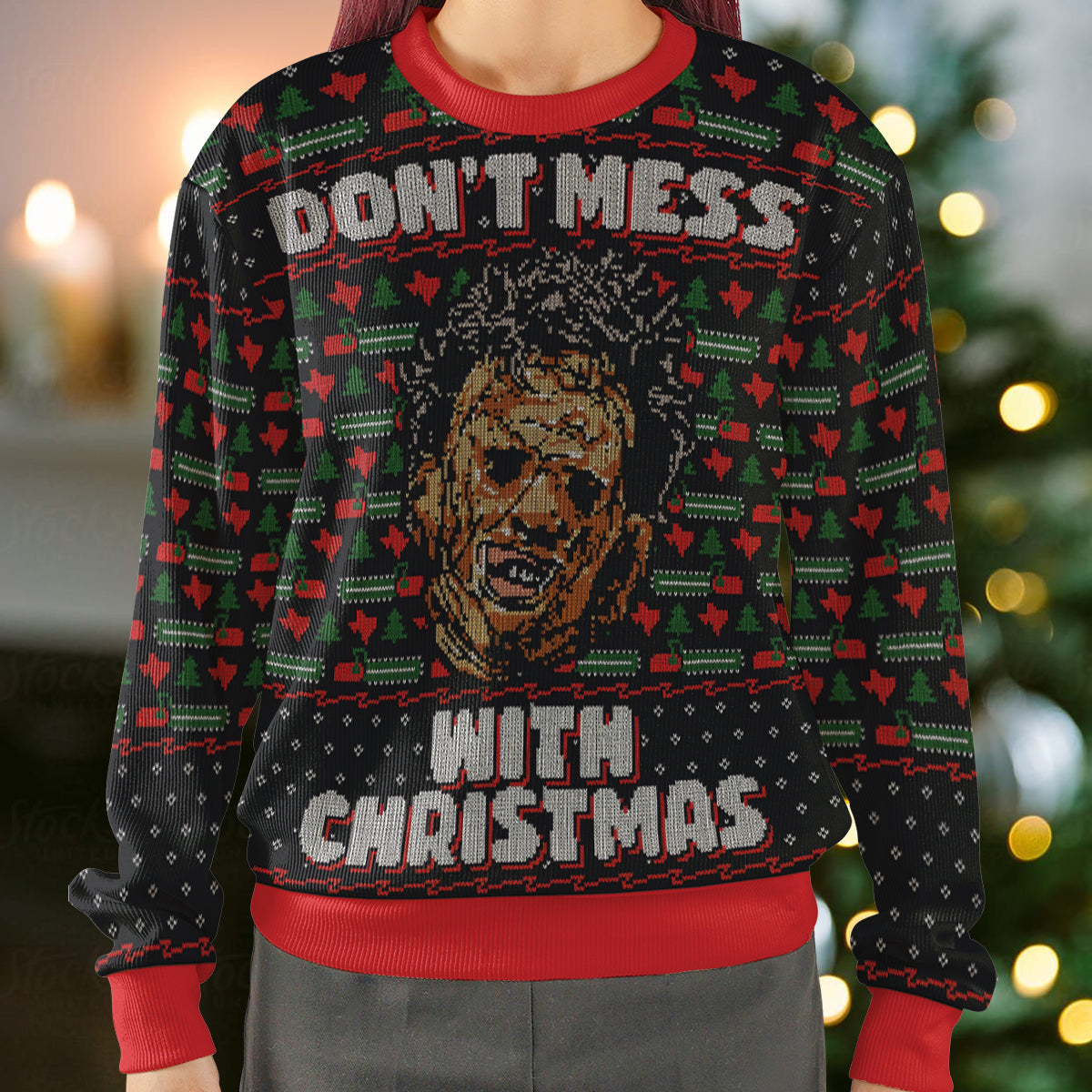 Don't Mess with Xmas Ugly Christmas Sweatshirt