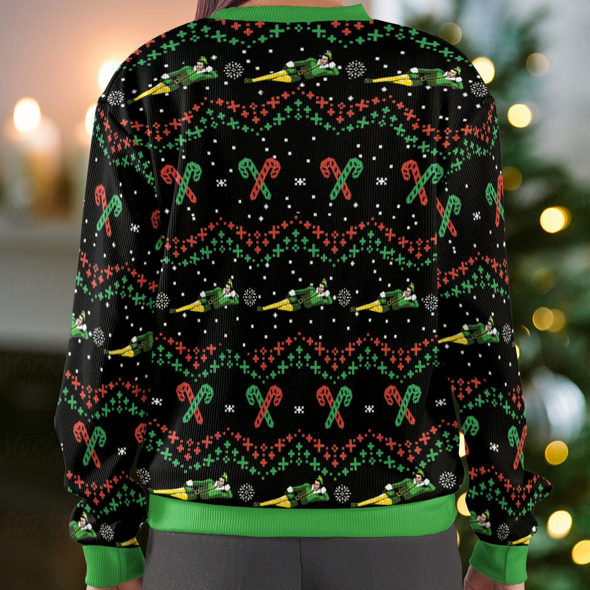 Draw Me Elf Ugly Christmas Sweatshirt