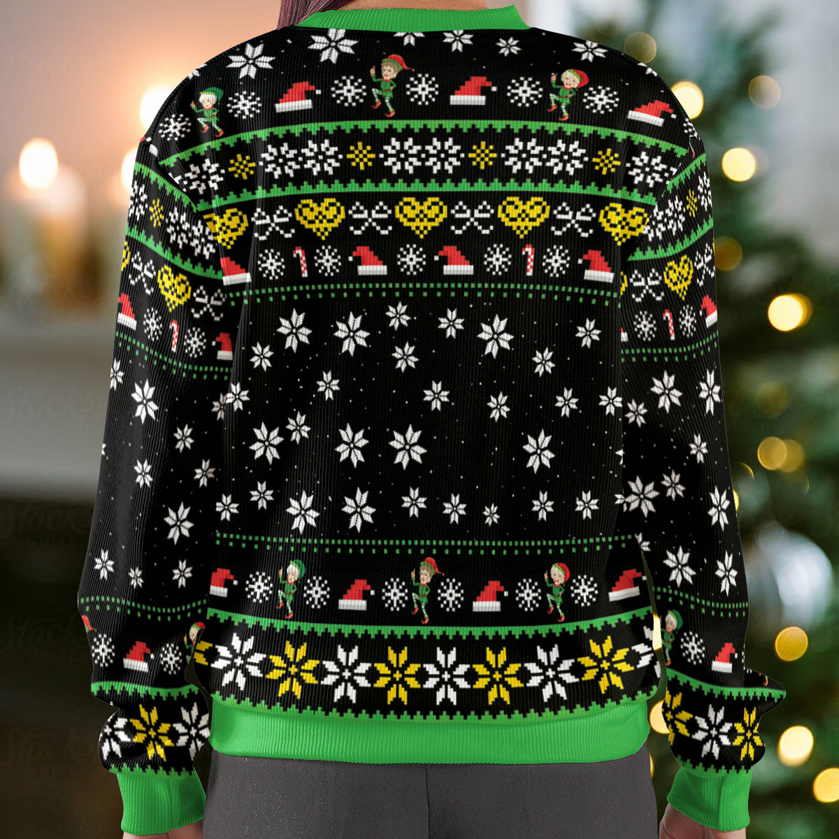 Golden Christmas Ugly Christmas Sweatshirt