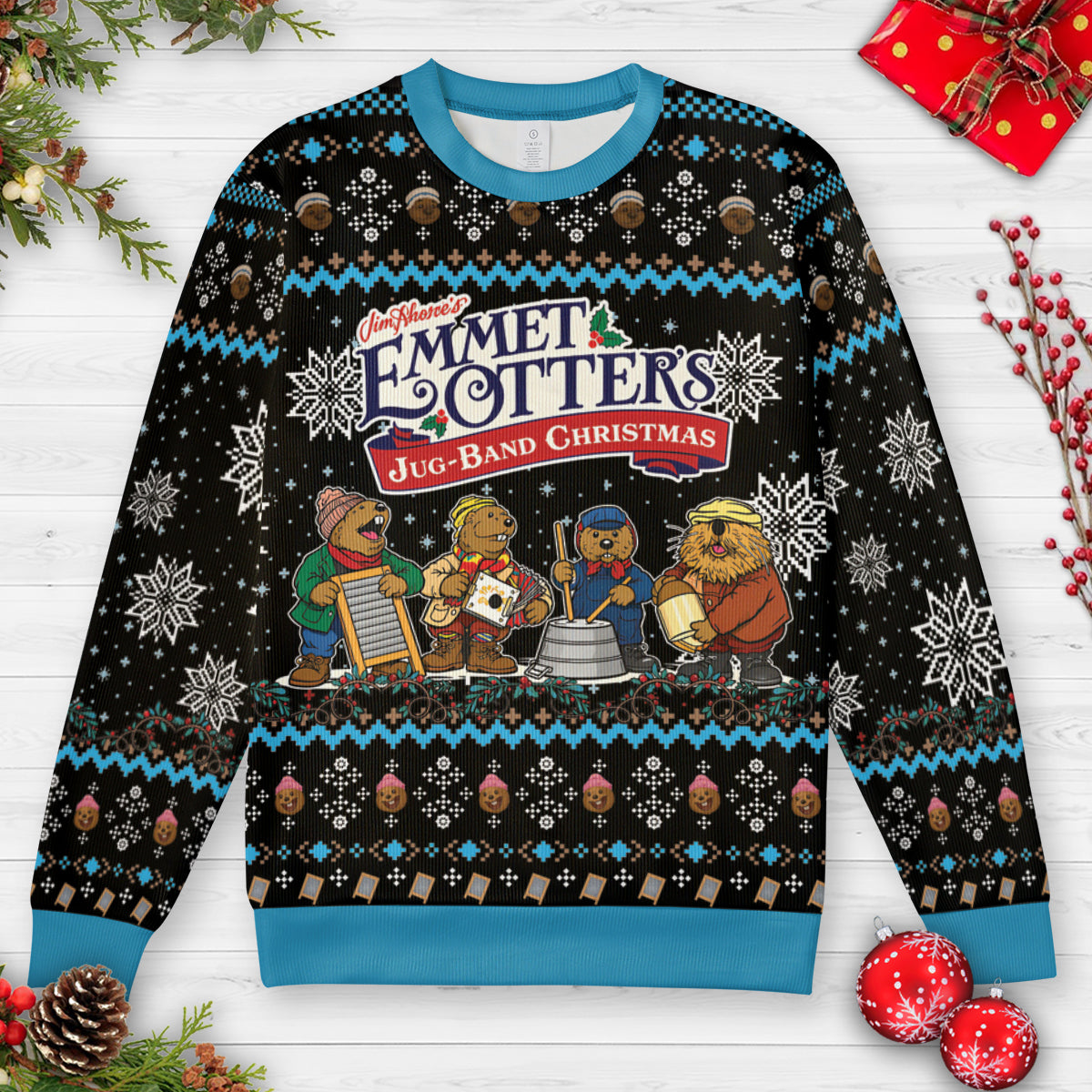 Jug-Band Christmas Ugly Christmas Sweatshirt