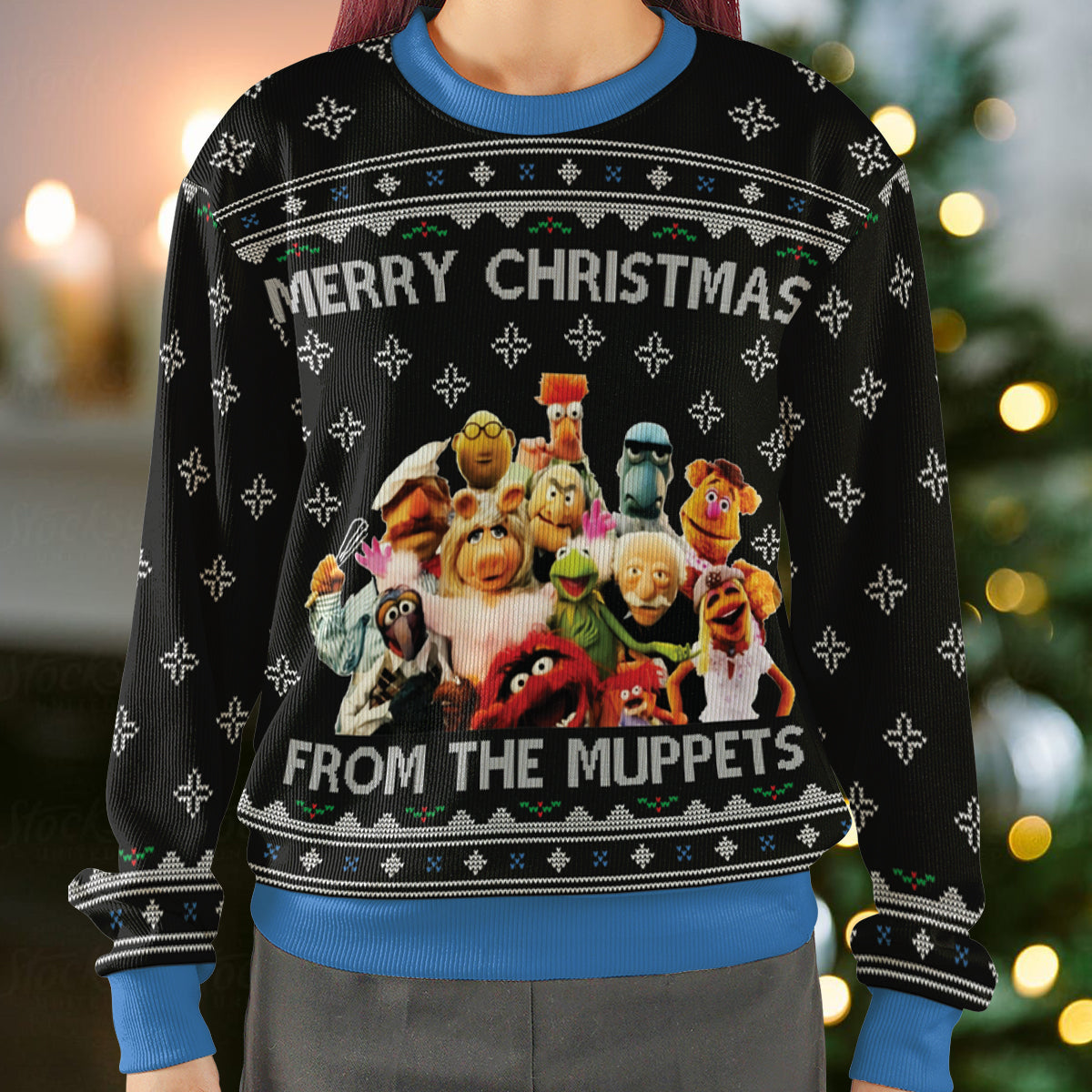 Merry Christmas From The Muppets Ugly Christmas Sweatshirt