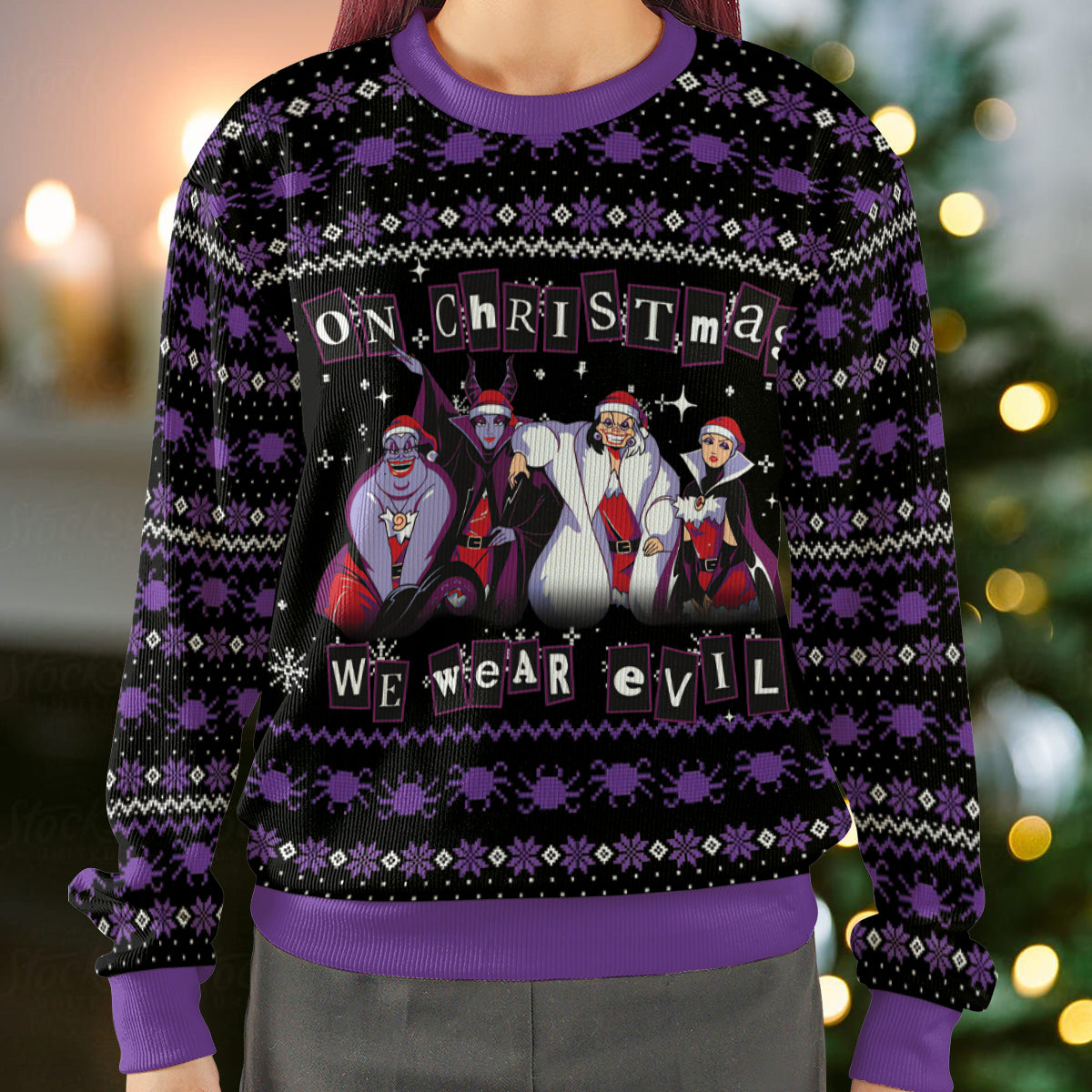 On Christmas We Wear Evil Ugly Christmas Sweatshirt