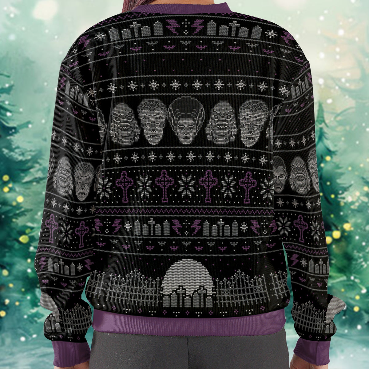 Prefer Halloween Ugly Christmas Sweatshirt