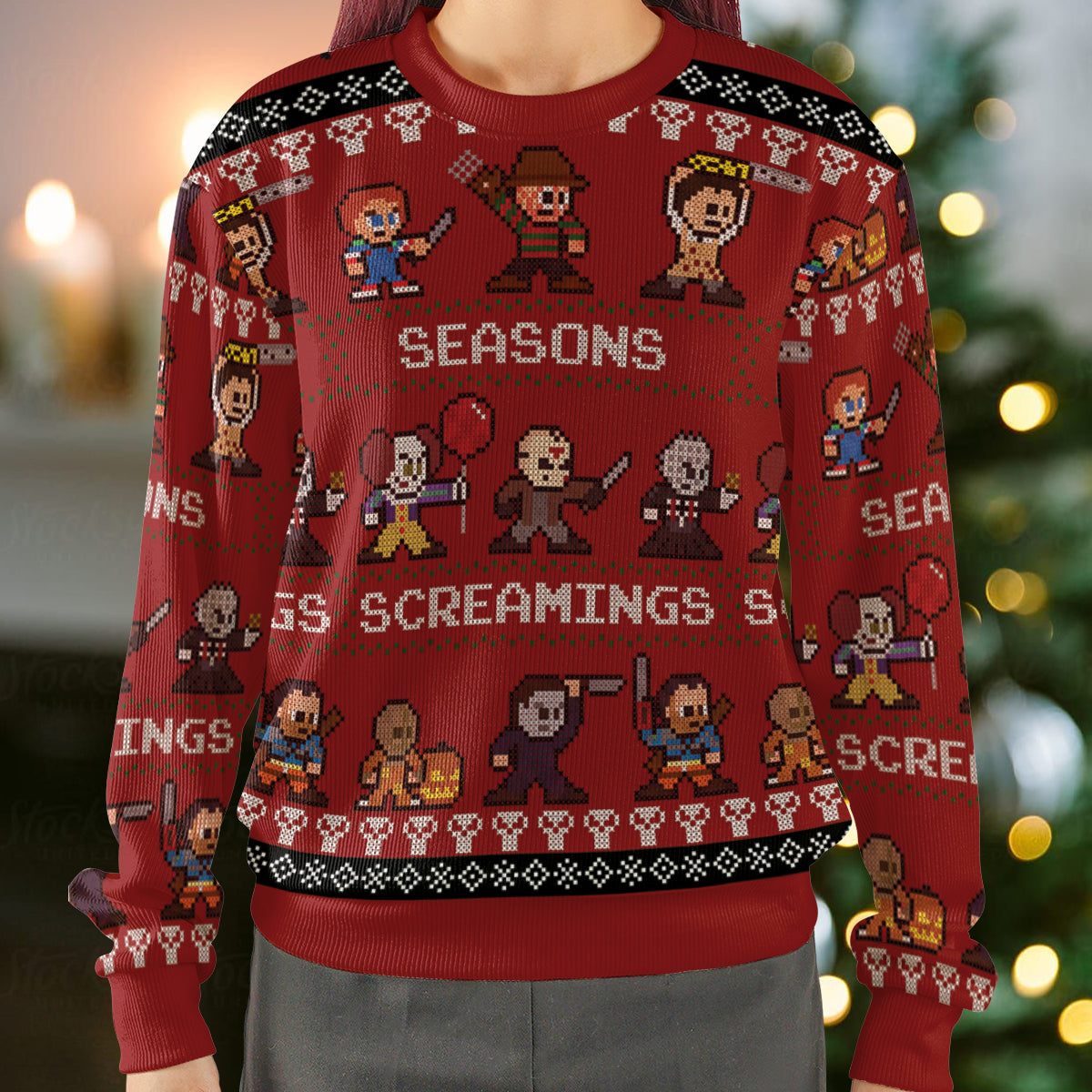 Seasons Screamings Ugly Christmas Sweatshirt