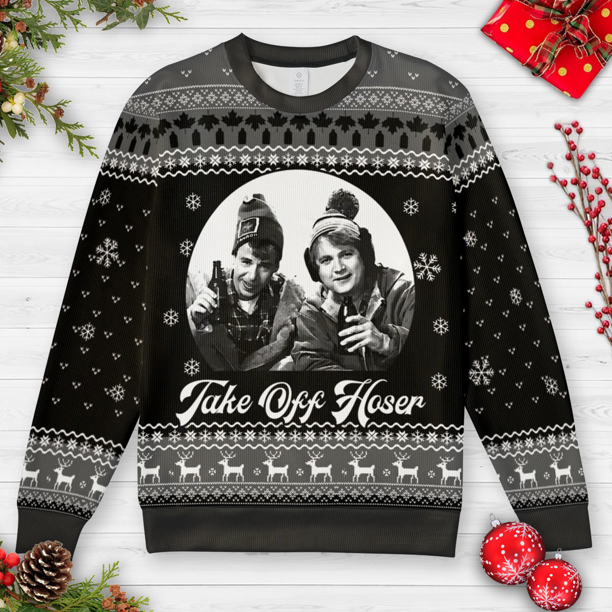 Take Off Hoser Ugly Christmas Sweatshirt
