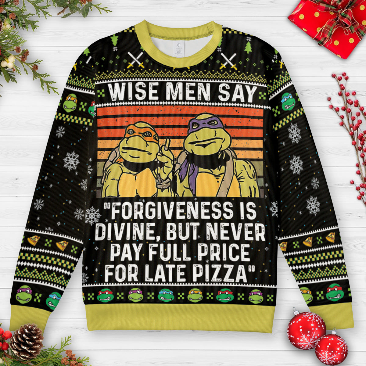 Wise Men Say Ugly Christmas Sweatshirt