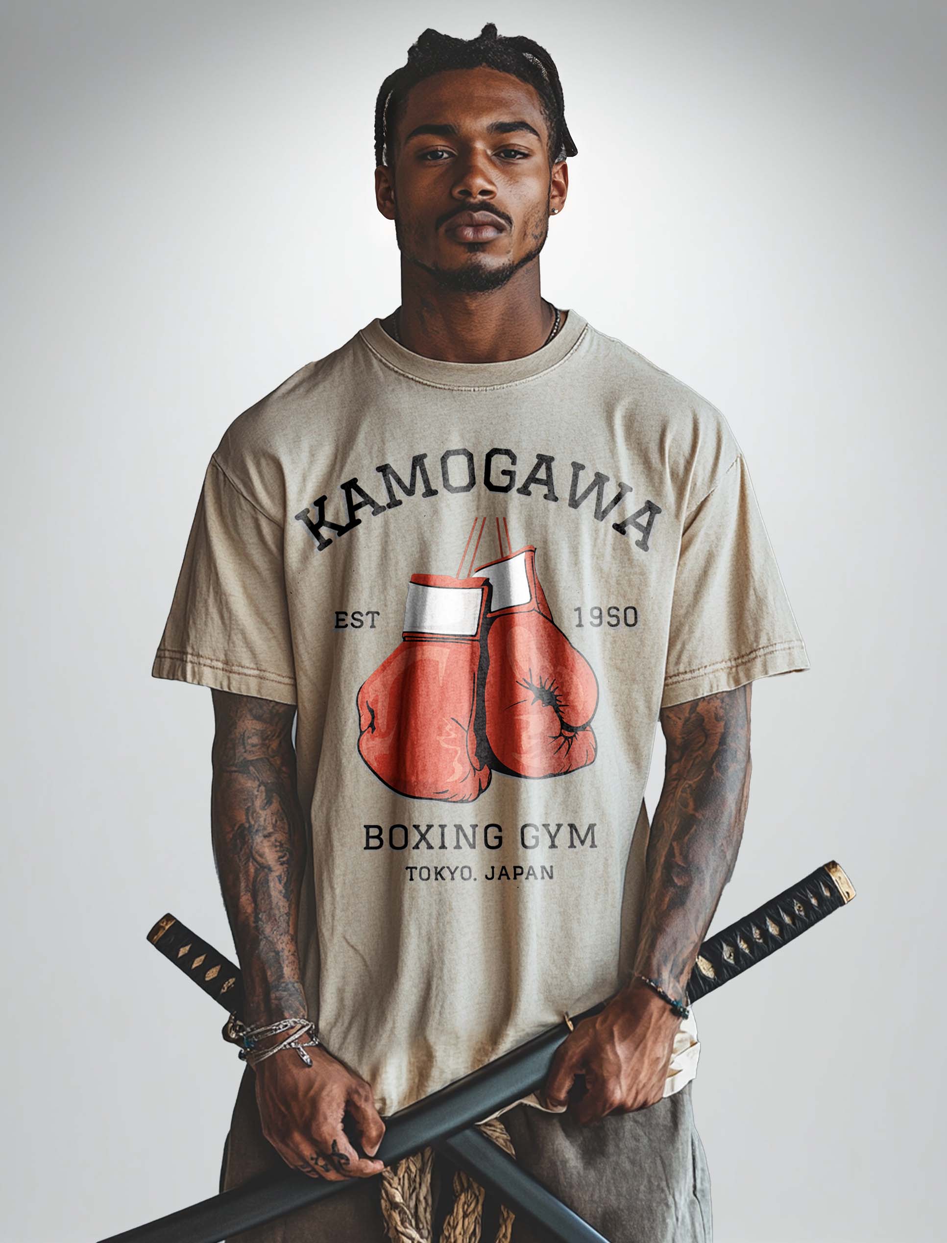 Kamagawa Boxing Gym Vintage Tee