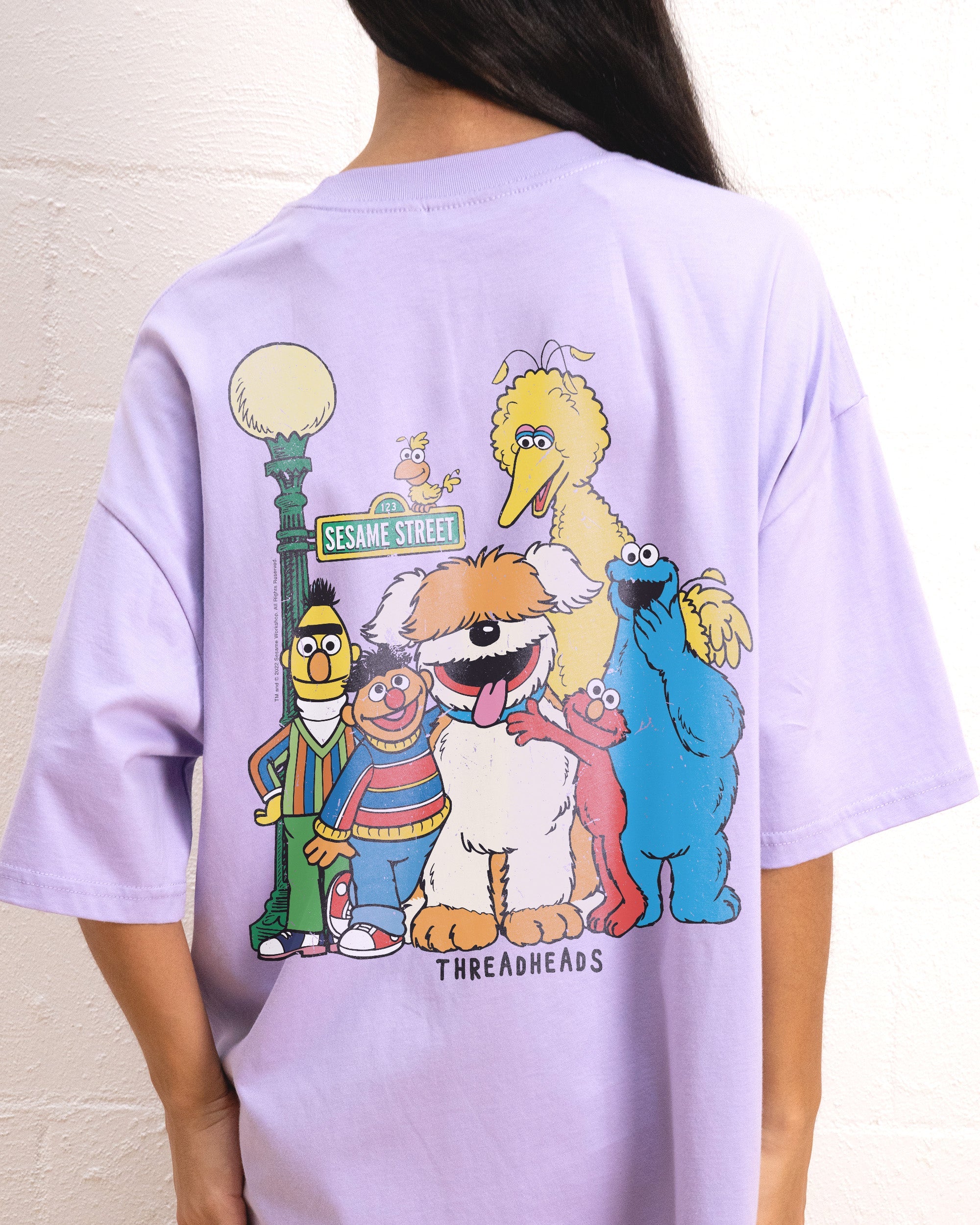 Sesame Street The Gang's All Here Oversized Tee