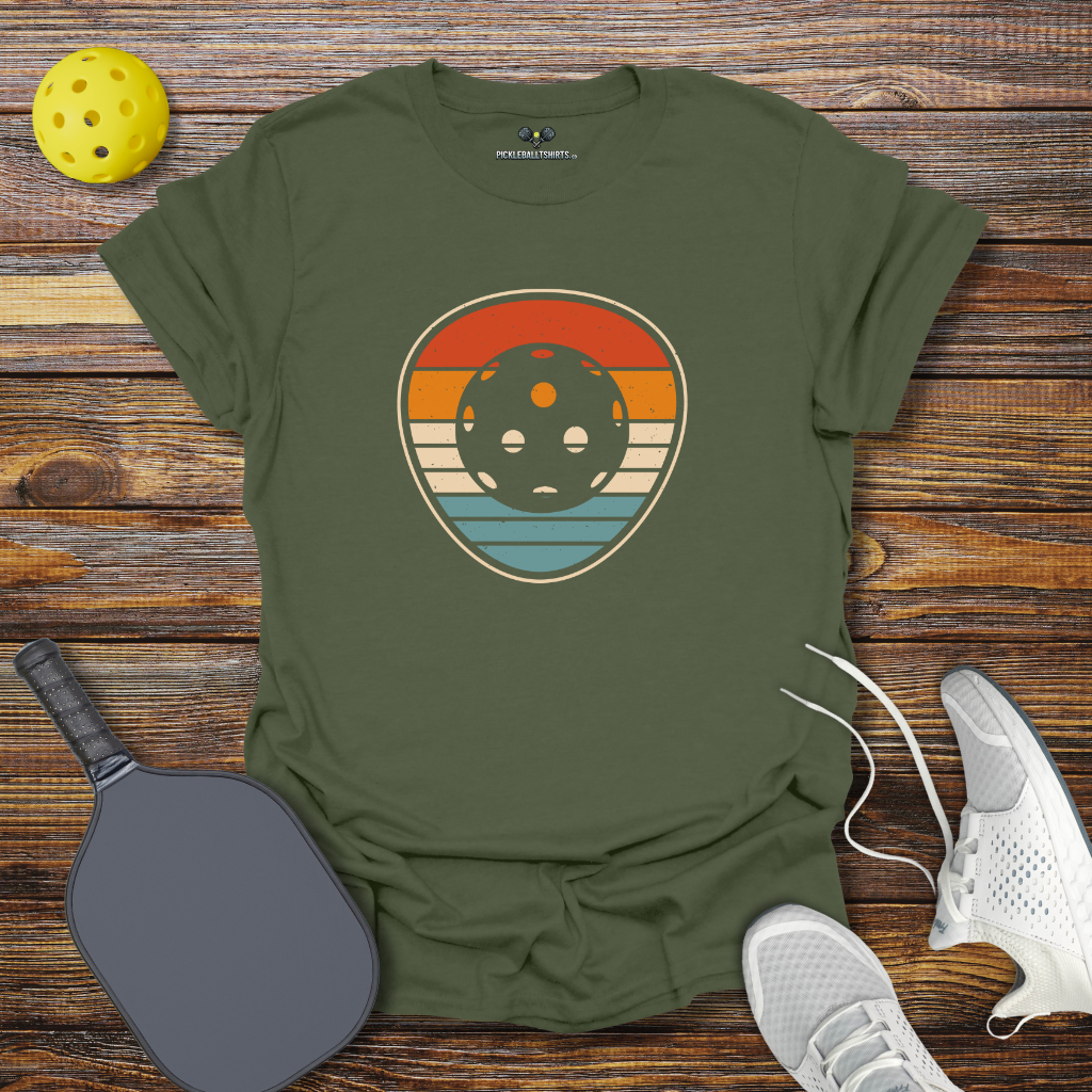 Funny Pickleball Shirt –  Retro Pickleball Ball T-Shirt