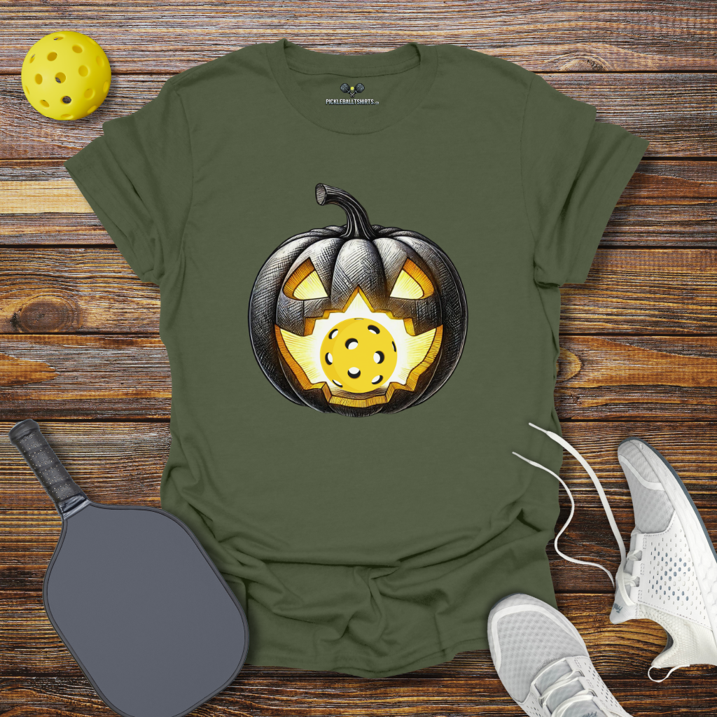 Funny Pickleball Shirt –  Pumpkin Pickleball Halloween T-Shirt