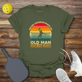 Funny Pickleball Shirt for Men – Never Underestimate an Old Man with a Pickleball Paddle
