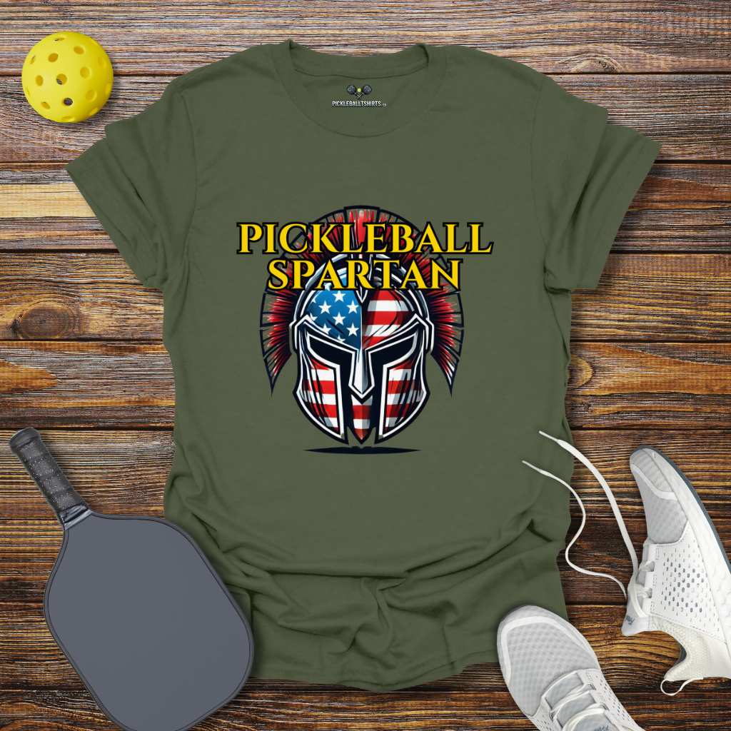 Funny Pickleball Shirt –  Pickleball Spartan T-Shirt