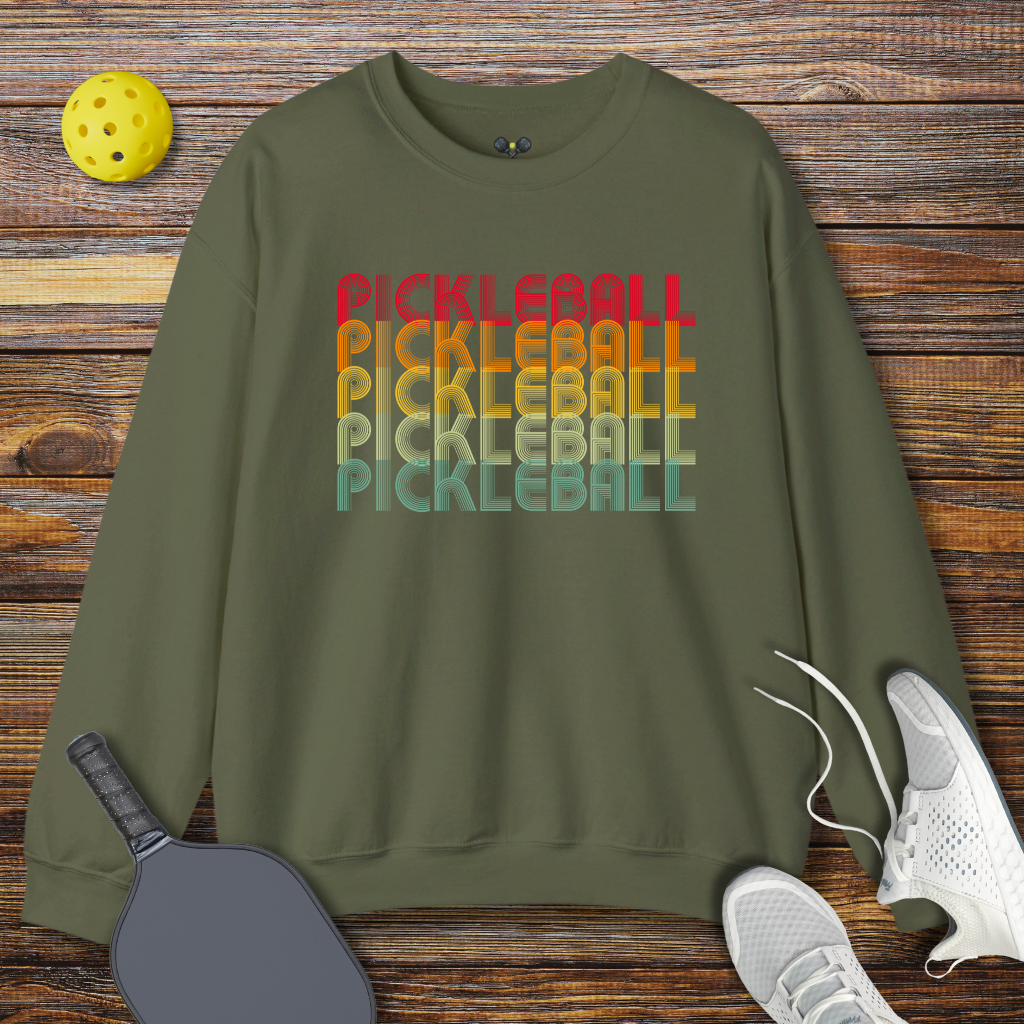 Pickleball Retro Sweatshirt