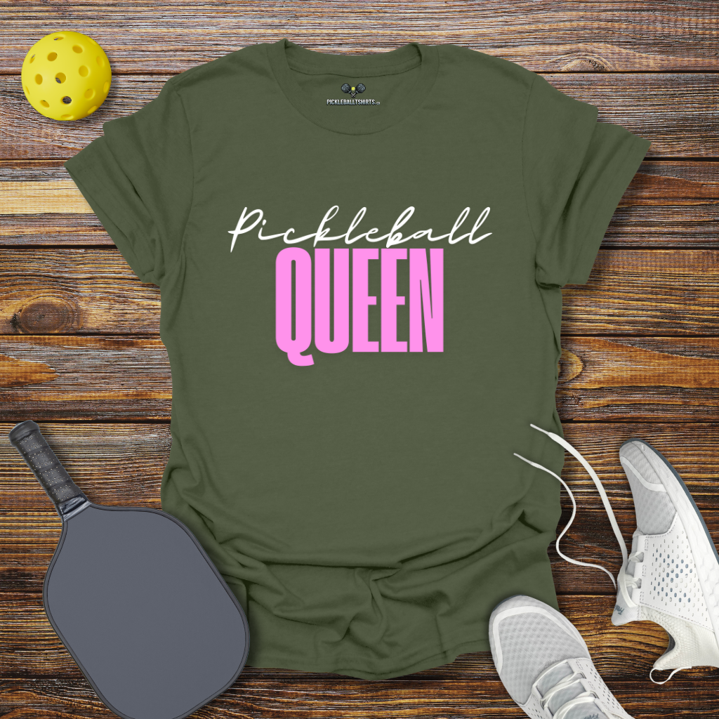 Funny Pickleball Shirt –  Pickleball Queen T-Shirt