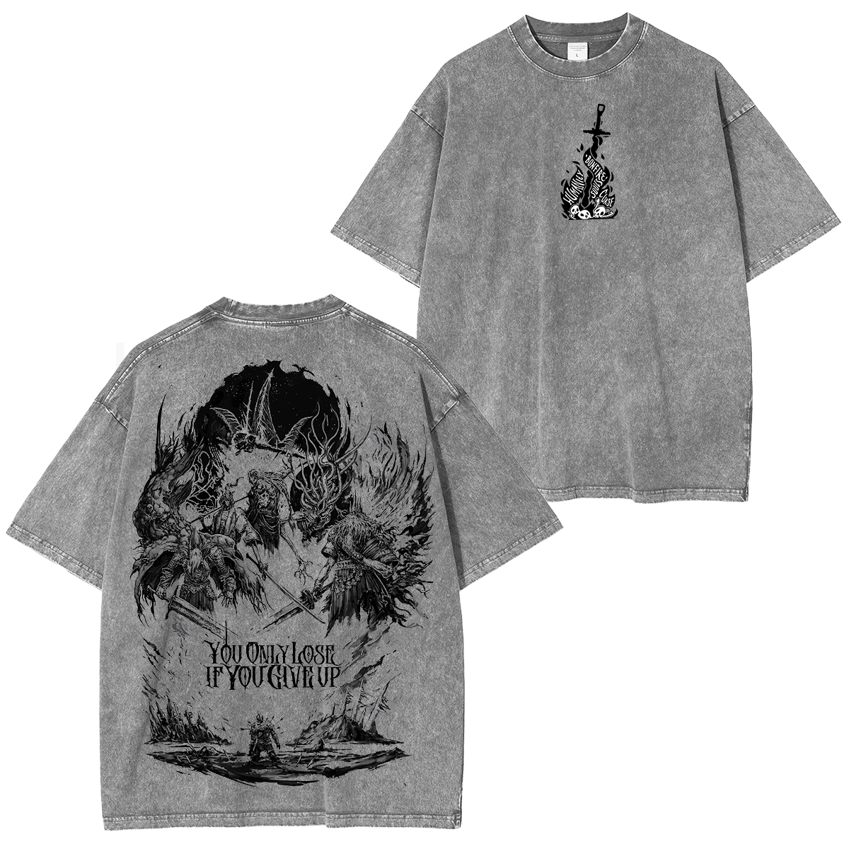 Dark Souls & Elden Ring Vintage Washed Unisex T-Shirt