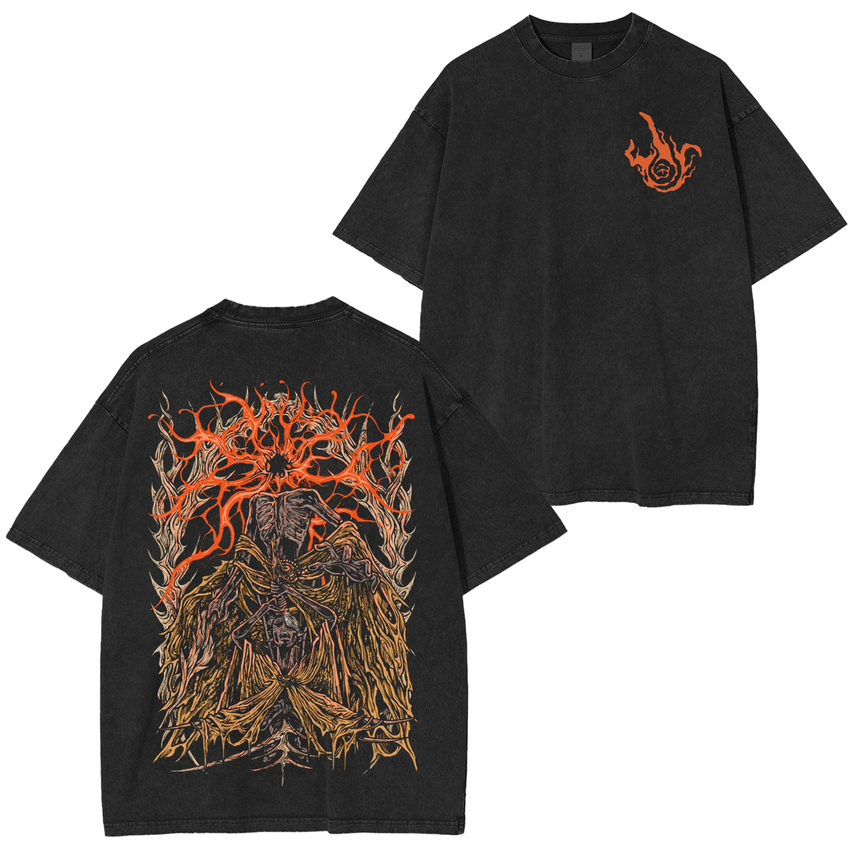Midra Lord of Frenzied Flame Unisex Washed T-Shirt