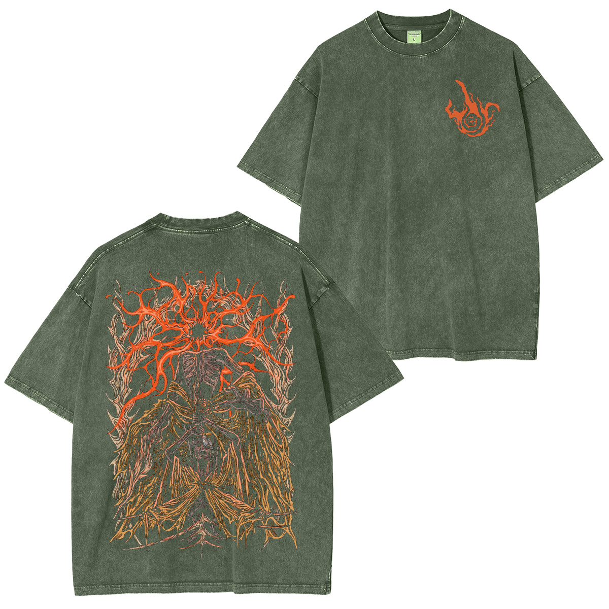 Midra Lord of Frenzied Flame Unisex Washed T-Shirt