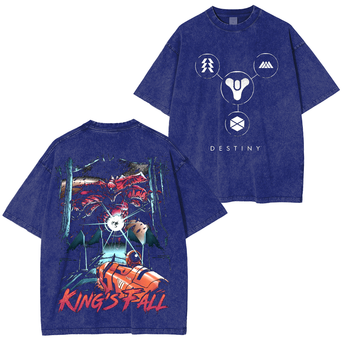 Destinys King's Fall Unisex Washed T-Shirt