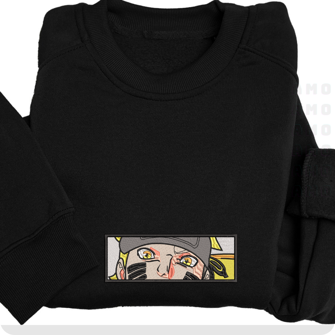 Naruto Anime Embroidered Sweater