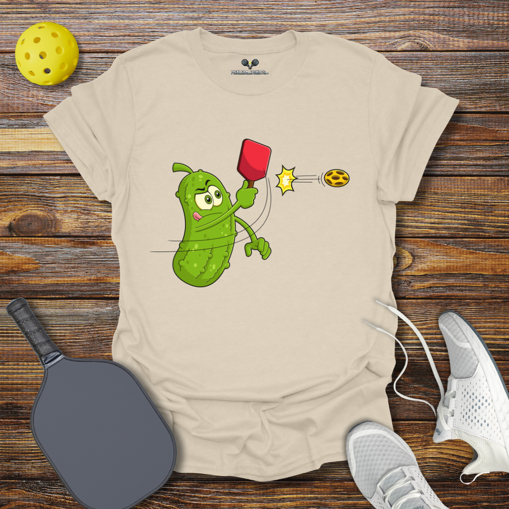 Funny Pickleball Shirt –  Pickle Playing T-Shirt
