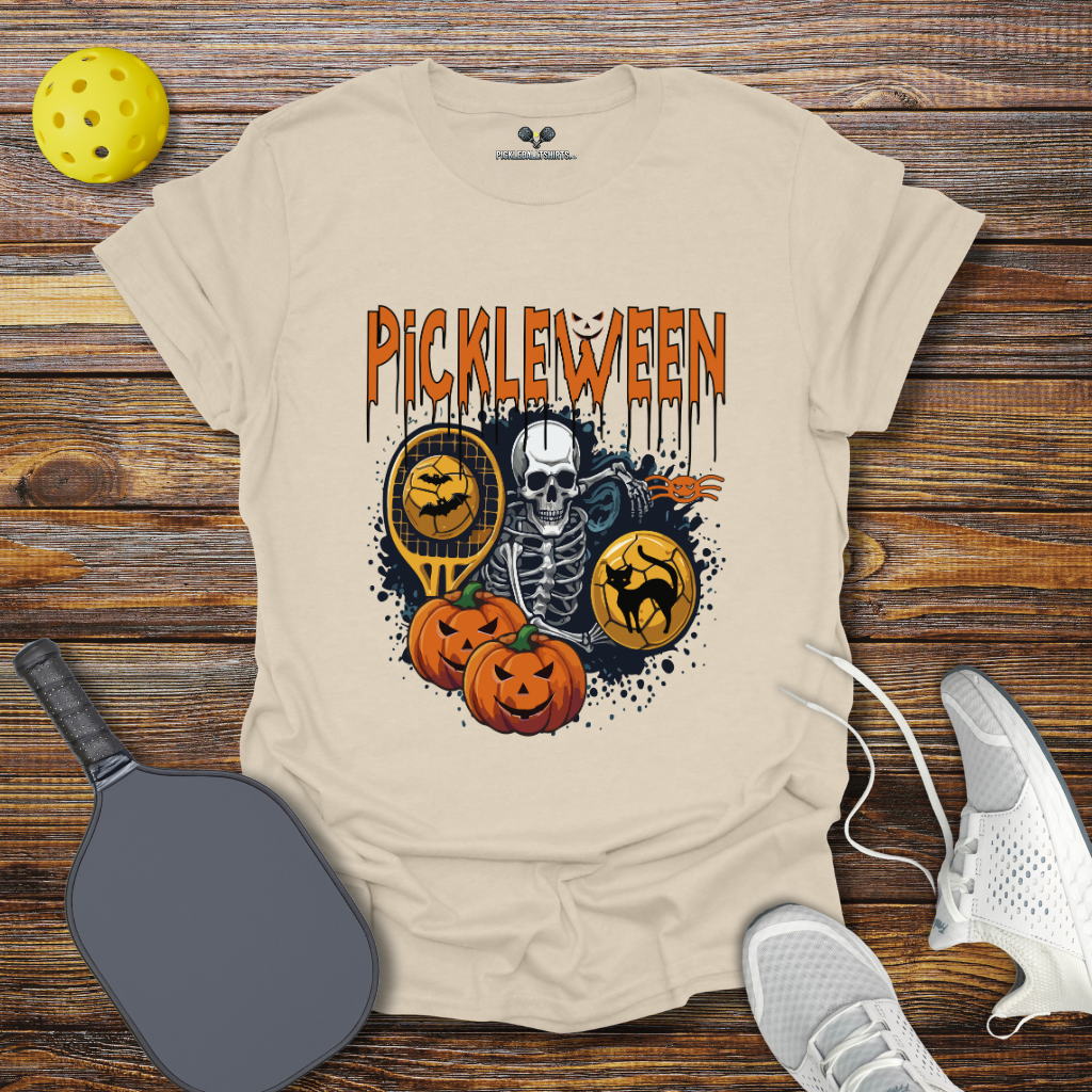Funny Pickleball Shirt –  Pickleween Halloween T-Shirt