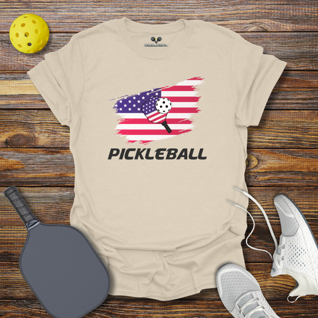 Funny Pickleball Shirt –  Pickleball USA T-Shirt