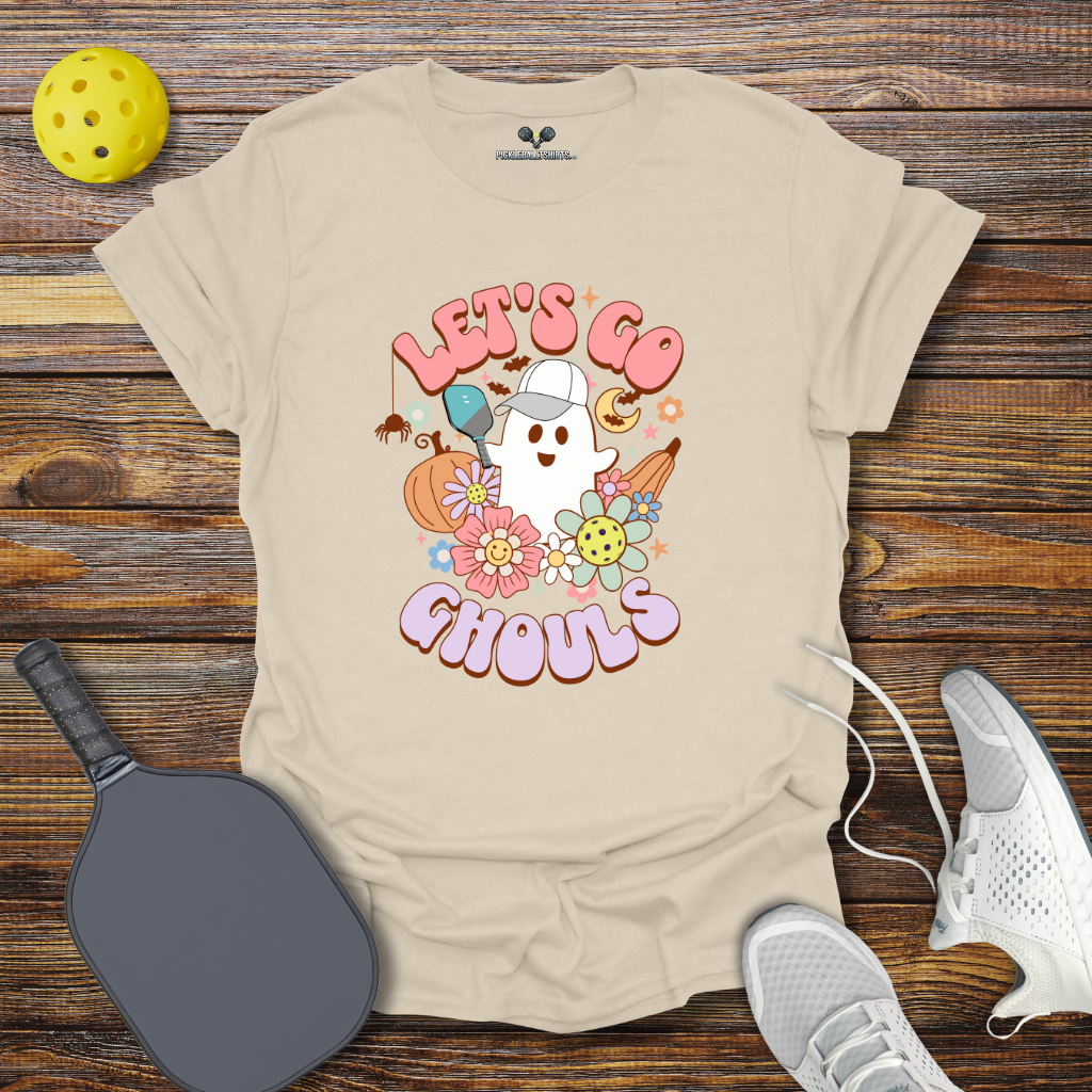 Funny Pickleball Shirt –  Let's Go Ghouls Halloween T-Shirt