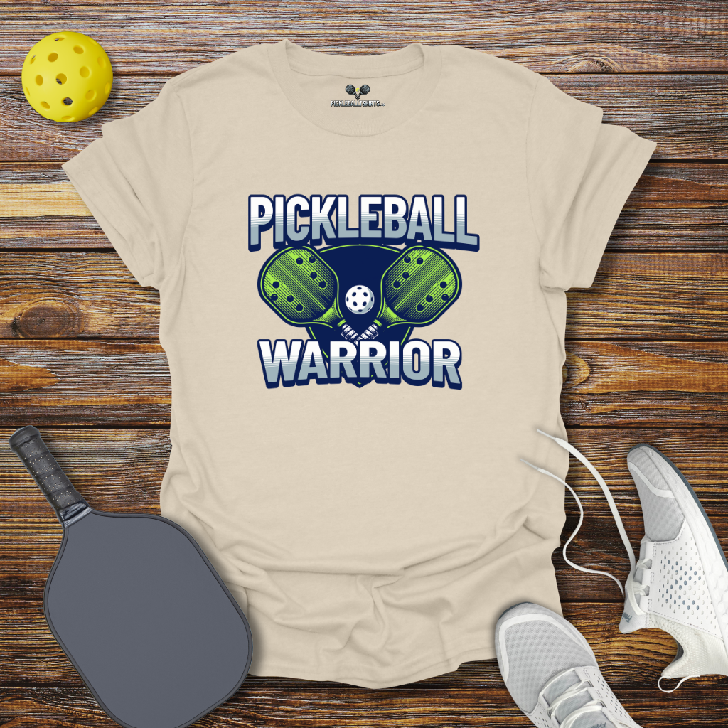 Funny Pickleball Shirt –  Pickleball Warrior T-Shirt