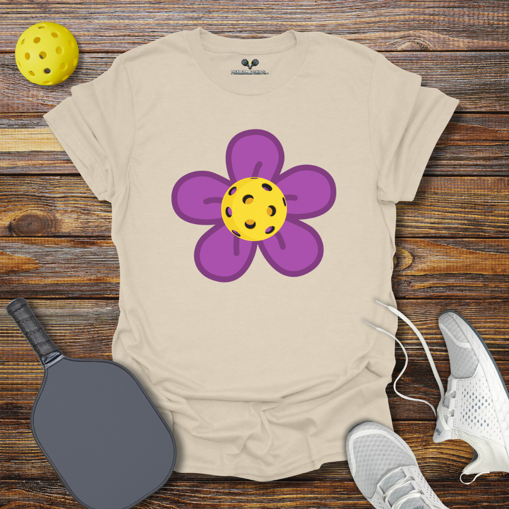Funny Pickleball Shirt –  Pickleball Flower T-Shirt