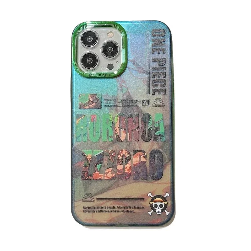 Zoro Text Art iPhone Case