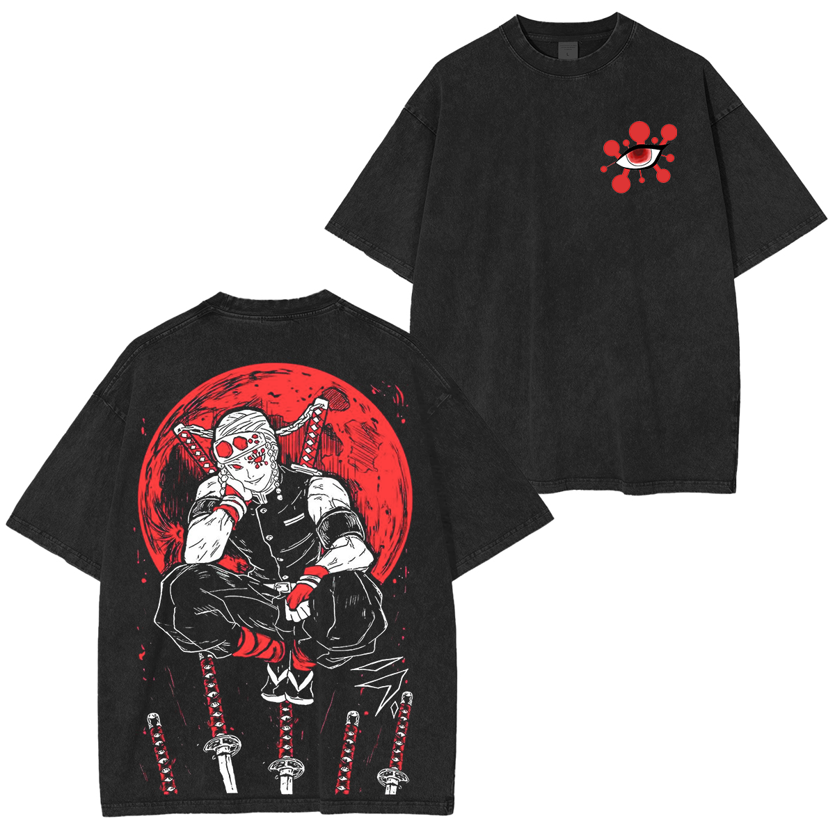 Tengen Uzui,Demon Slayer Anime Unisex Washed T-Shirt