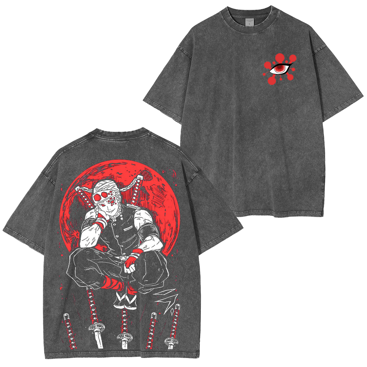 Tengen Uzui,Demon Slayer Anime Unisex Washed T-Shirt