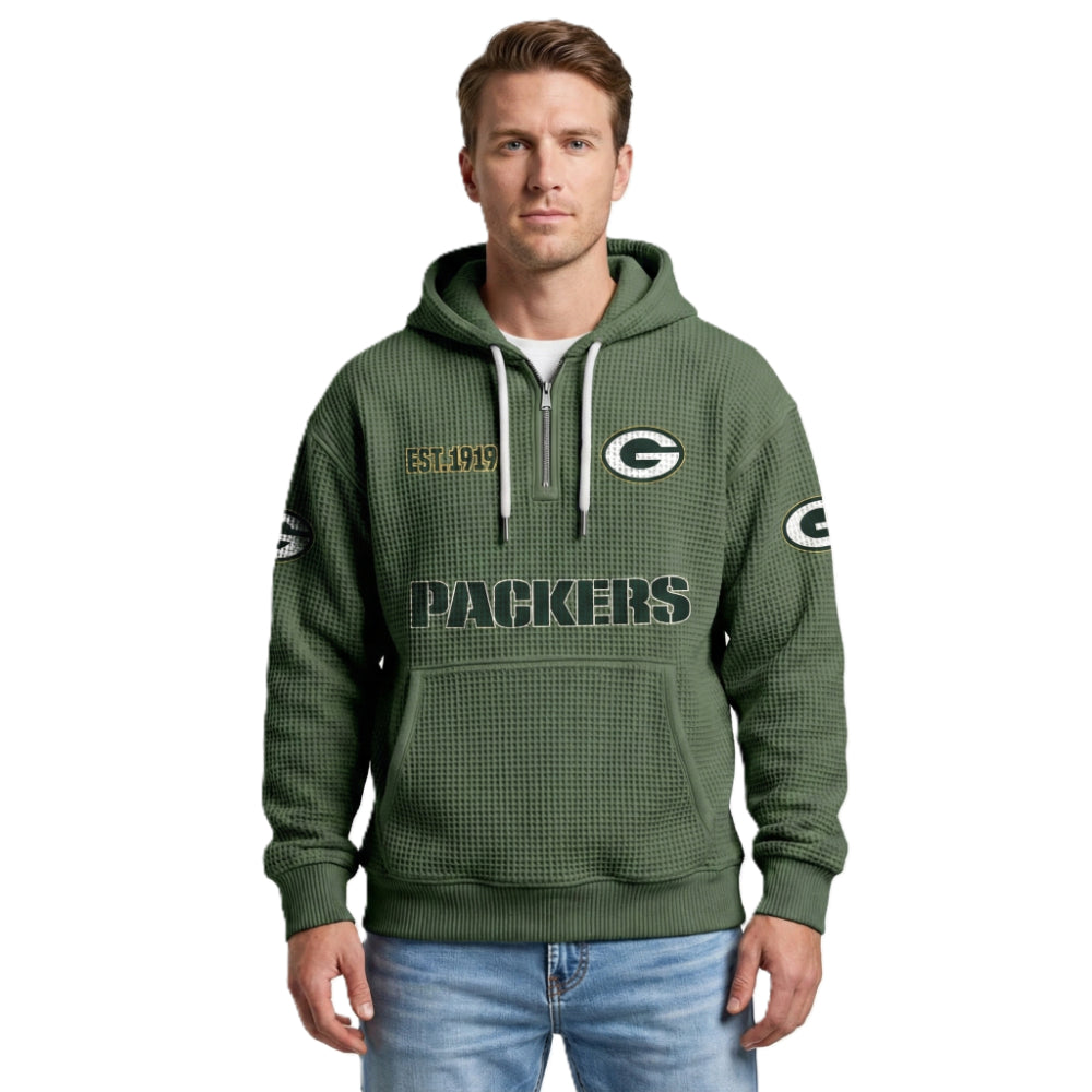 Waffle Hoodie – Green