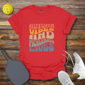 Funny Pickleball Shirt –  Autumn Vibes And Pickleball Lives T-Shirt