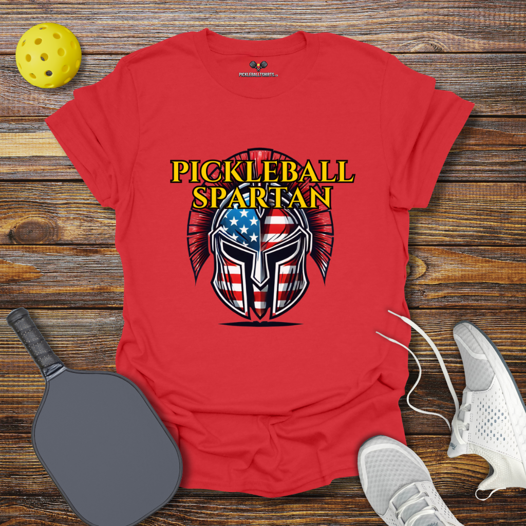 Funny Pickleball Shirt –  Pickleball Spartan T-Shirt