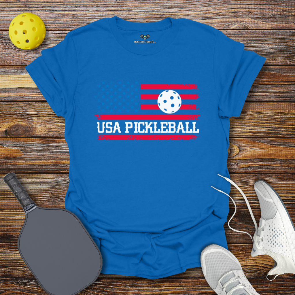 Funny Pickleball Shirt –  USA Pickleball T-Shirt