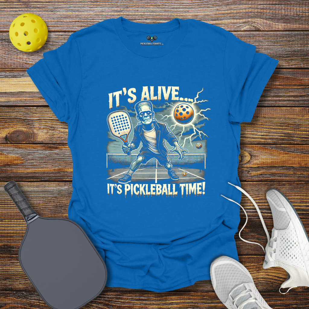 Funny Pickleball Shirt –  It's Alive... It's Pickleball Time Halloween T-Shirt
